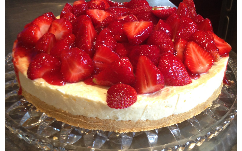 Flavour: Strawberry and White Chocolate Cheesecake recipe