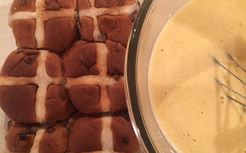 Flavour – Hot Cross Bun and Butter Pudding